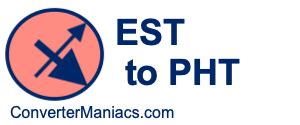 10am est to ph|EST to PHT Converter .